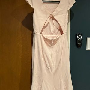 Blush pink bridesmaid dress